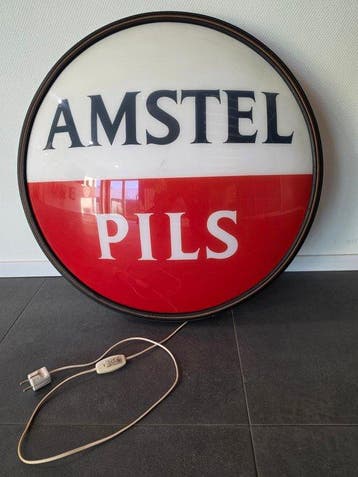 Amstel - Amstel Pils reclamebord met verlichting. -