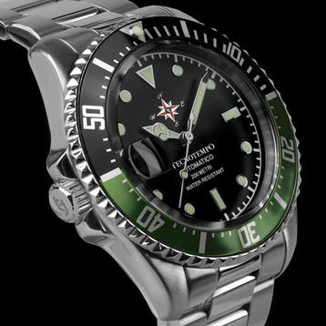 Tecnotempo - Automatic Divers 200M Left Crown- Special, Nieuw