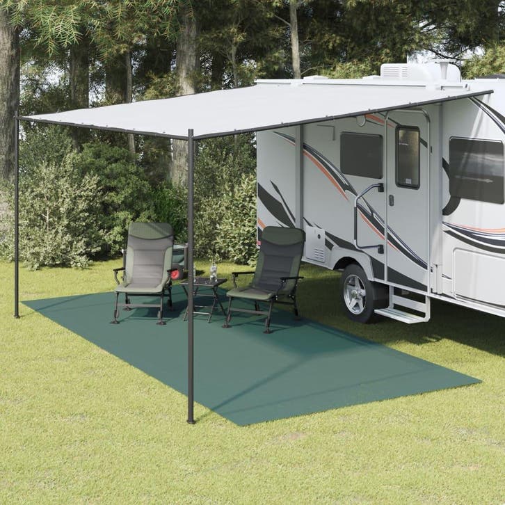vidaXL Tenttapijt 5,5x2,5 m groen, Caravanes & Camping, Accessoires de tente, Envoi