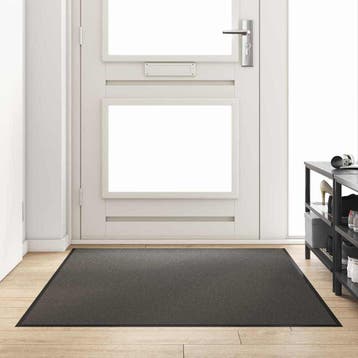 vidaXL Deurmat Antraciet en Zwart 120 x 180 cm 100%, Verzenden