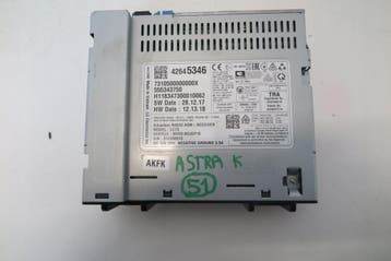 Navigatiesysteem Radio 555343750 Opel Astra K V, Verzenden, Gebruikt