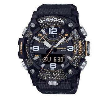 Casio - G-SHOCK MUDMASTER Carbon Core Guard – Black × Yellow, Nieuw
