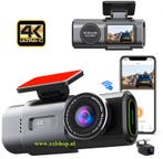 4K dashcam dashboardcamera WIFI nachtzicht + camera, Verzenden