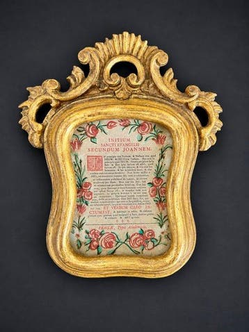 Christelijke voorwerpen (3) - Verguld hout - 1800-1850 -