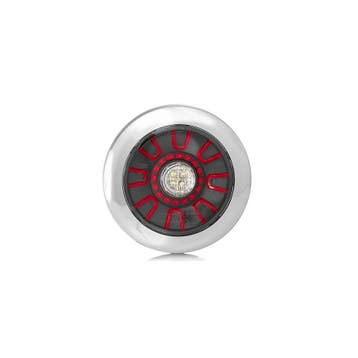 Fristom FT-314 LED Achterlicht 3-Functies Chrome Bajonet, Ophalen of Verzenden