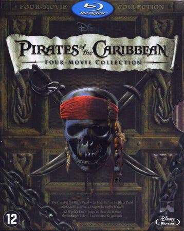 Pirates Of The Caribbean 1-4 (blu-ray tweedehands film), Ophalen of Verzenden, Nieuw in verpakking
