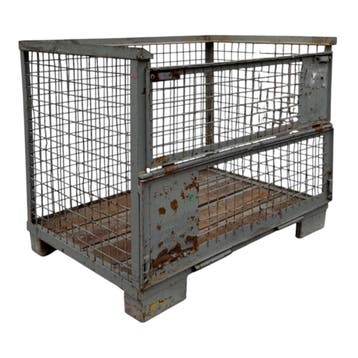 Gitterbox gebruikt met 1 klep 1240 x 835 x 970 mm, Doe-het-zelf en Bouw, Gebruikt, 100 cm of meer, 60 cm of meer, 50 cm of meer
