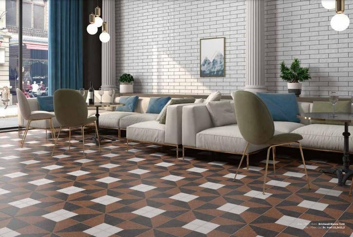 Icart 22.3x22.3 Decor / Design Tegel ( Keramisch ) /, Doe-het-zelf en Bouw, Tegels, Ophalen of Verzenden