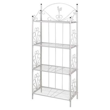 Etagere plantes Maria 153cm Blanc - Retour client -51%, Verzenden