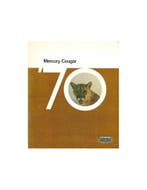 1970 MERCURY COUGAR BROCHURE ENGELS, Nieuw