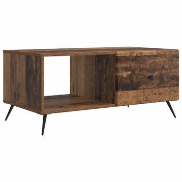 vidaXL Salontafel Oud hout 90 x 50 x 40 cm Bewerkt hout, Verzenden