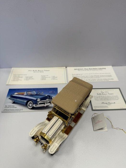 Franklin Mint 1:24 - Modelauto - 1911 Rolls-Royce Tourer, Hobby en Vrije tijd, Modelauto's | 1:5 tot 1:12