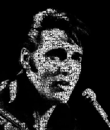 David Law - Crypto Elvis 2.0 - Format XL 50x75, Antiek en Kunst