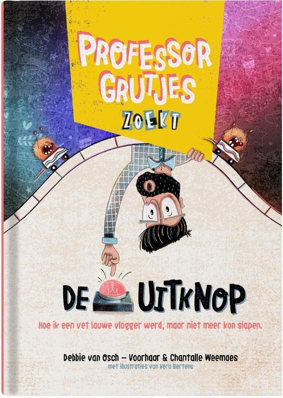 Professor Grutjes zoekt de uitknop / Professor Grutjes / 2, Boeken, Kinderboeken | Jeugd | 10 tot 12 jaar, Zo goed als nieuw, Verzenden