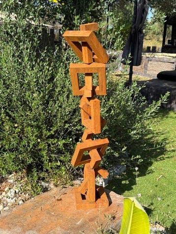 Ana Lucia B.M - Sculpture Corten - XL - No Reserve