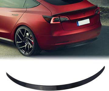 Tesla Model 3 Spoiler Zwart | 65% Korting | Retour Deal, Auto-onderdelen, Carrosserie, Verzenden, Nieuw, Achter, Overige automerken