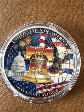 monde. 250th Anniversary Freedom USA 24g (Sans prix de