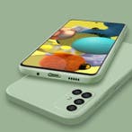 Samsung Galaxy A50 Square Silicone Hoesje - Zachte Matte, Verzenden