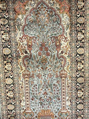 Kasjmier zijde - Tapijt - 165 cm - 90 cm, Nieuw