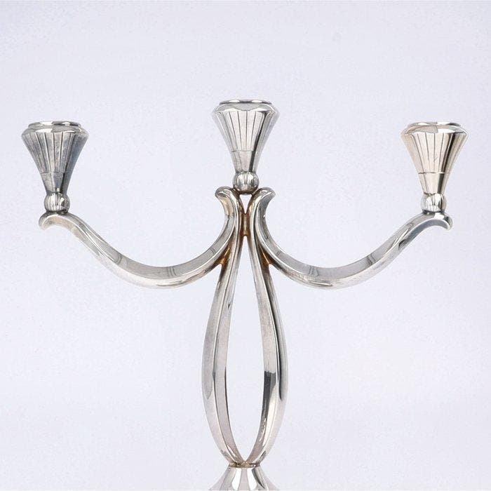 Lutz & Weiß. - Chandelier - Argent 835, Antiquités & Art, Antiquités | Argent & Or