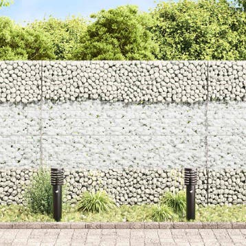 vidaXL Tuinstenen Wit 12 cm Glas, Tuin en Terras, Verzenden, Nieuw