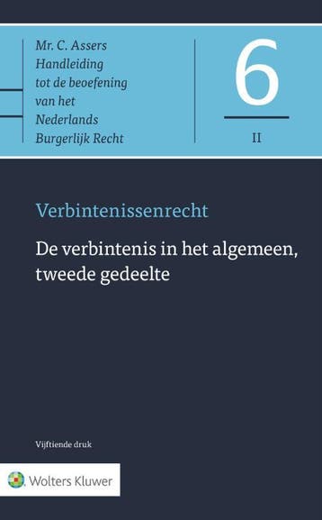 De verbintenis in het algemeen, tweede gedeelte /, Boeken, Verzenden, Zo goed als nieuw