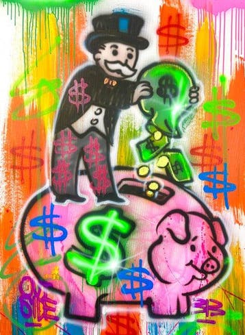 Outside313 - Monopoly Man - my Money, Antiek en Kunst