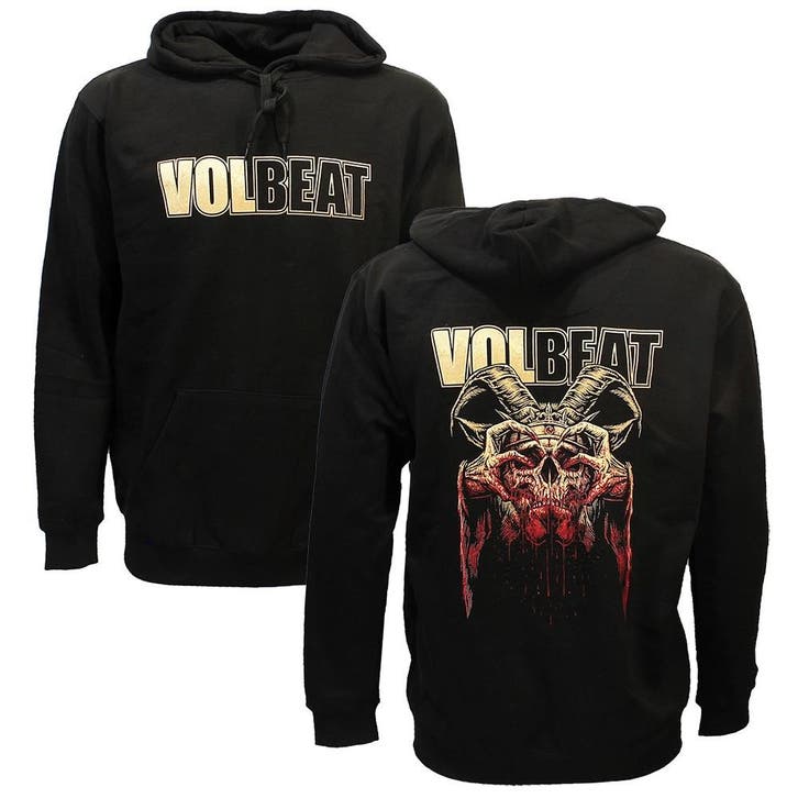Volbeat Bleeding Crown Skull Backprint Hoodie Sweater Trui -, Kleding | Dames, Truien en Vesten