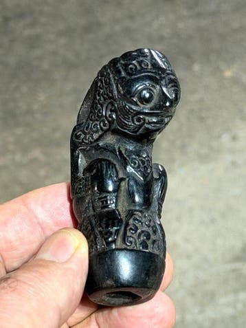 Set van prachtige omd-keris-handvatten, tweede helft van de