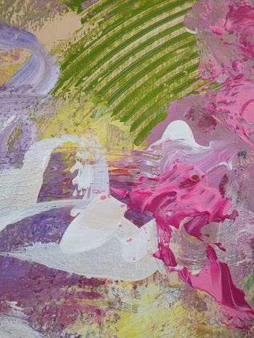 Laura Capellini -  SOUL GARDEN #5(XL) Acrylic on canvas -