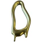 Polspotten Melting Spiegel Goud, Huis en Inrichting, Woonaccessoires | Spiegels, Verzenden, Gebruikt, Minder dan 50 cm, Minder dan 100 cm