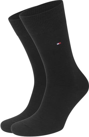 Tommy Hilfiger Classic 2-Pack Sokken Zwart maat 47-49 Heren, Kleding | Heren, Sokken en Kousen, Verzenden, Nieuw, Zwart, Tommy Hilfiger