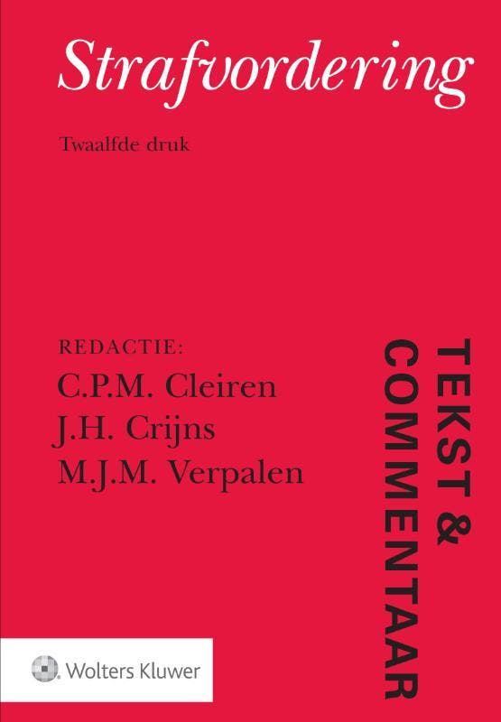 Tekst & Commentaar Strafvordering 9789013143188, Livres, Science, Envoi