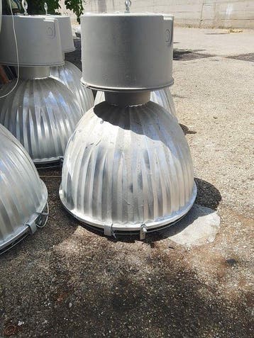 Plafondlamp - ABS, PVC - Industriële belvormige lamp