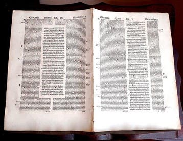 Nicolaus de Lyra - Sheet from Incunable Biblia latina, Antiquités & Art