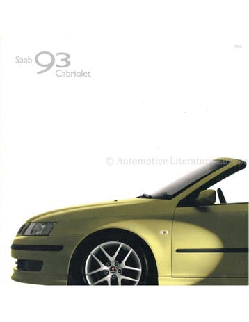 2005 SAAB 93 CABRIOLET BROCHURE NEDERLANDS, Ophalen of Verzenden, Nieuw