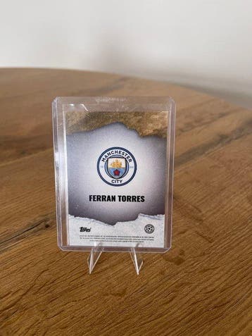 2021/22 Topps Topps UCL 2021/22 Ferran Torres Carte, Nieuw