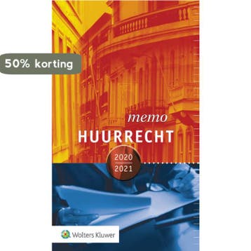 Huurrechtmemo 2020/2021 9789013158090, Verzenden, Wolters Kluwer Nederland B.V.