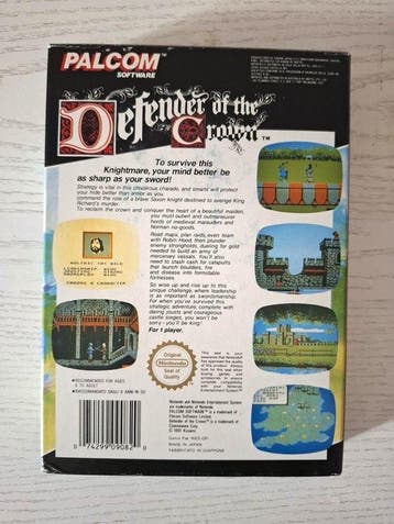 Nintendo - Nes - Defender of the Crown - Videogame - In, Nieuw