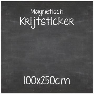 Magnetische Krijtsticker 100x250 cm, Verzenden, Nieuw