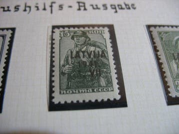 Duitse Rijk - Bezetting van Letland (1941) -, Gestempeld