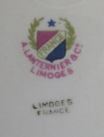 A. Lanternier&Co Limoges - Service de table - Porcelaine