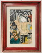 Franco Minei (1922) - Dietro le Quinte, Antiek en Kunst, Kunst | Schilderijen | Modern