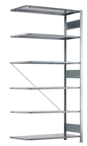 Meta clip legbordstelling 250x130x60cm gebruikt, Zakelijke goederen, Kantoor en Winkelinrichting | Magazijn, Stelling en Opslag