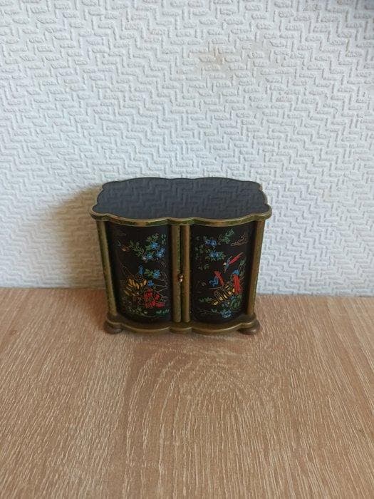 Reisklok - JAZ - Metaal, Glas - 1950-1960, Antiek en Kunst, Antiek | Klokken