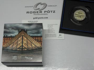 Frankreich 2 Euro 2025 Louvre Paris Reverse Proof Pp kope..., Verzenden