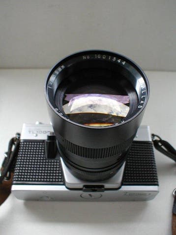 Praktica Super TL1000 met Pallas 135mm F/2.8 lens Single, Nieuw