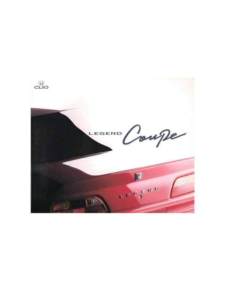 1992 HONDA LEGEND COUPE BROCHURE JAPANS, Livres, Autos | Brochures & Magazines