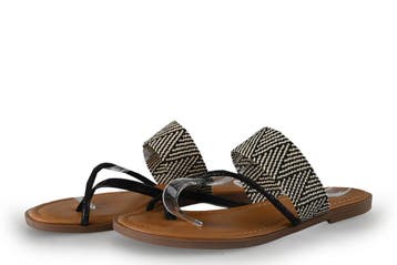 Graceland Slippers in maat 41 Zwart, Verzenden, Slippers