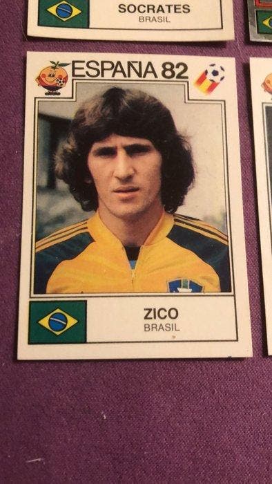 1982 Panini España 82 Socrates - 4 Sticker - Excellent (EX), Verzamelen, Stickers